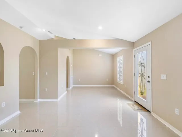 a view of empty room