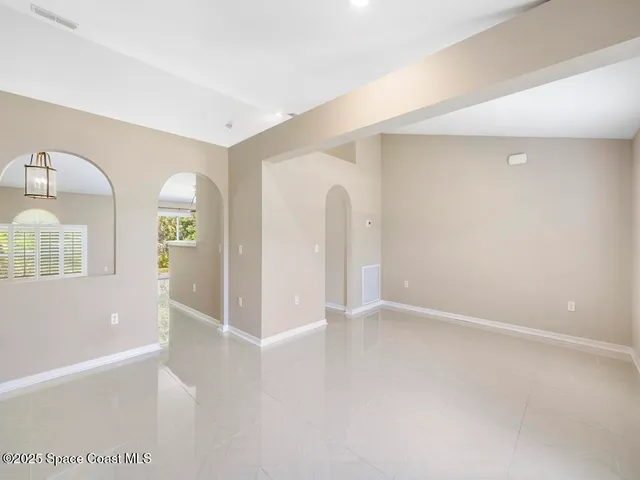 a view of an empty room