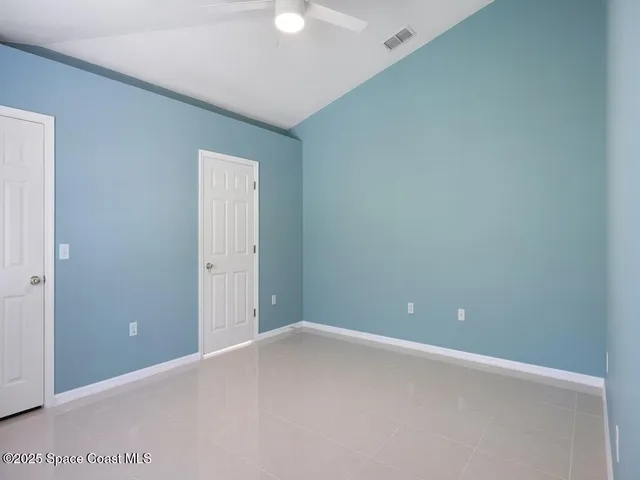 a view of an empty room