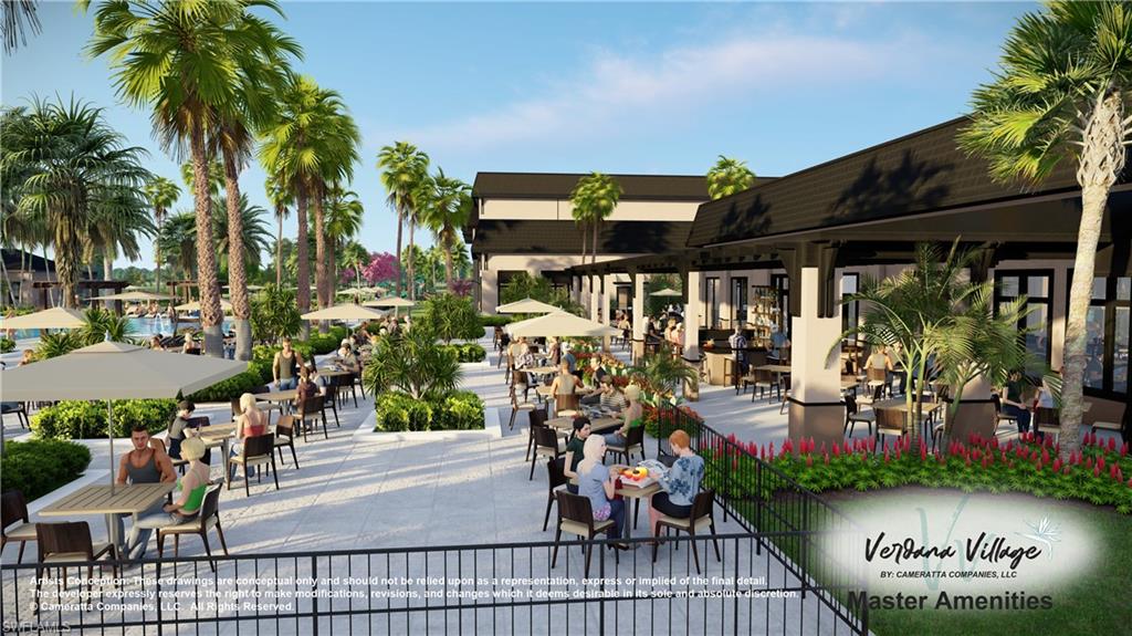 20155 Napa Loop Estero, FL 33928 - Photo 30 of 35 a view of a chairs and table in patio with a barbeque