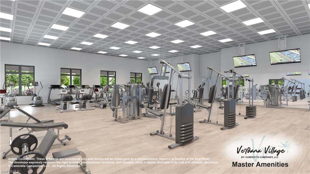 20155 Napa Loop Estero, FL 33928 - Photo 31 of 35 a view of a room with gym equipment