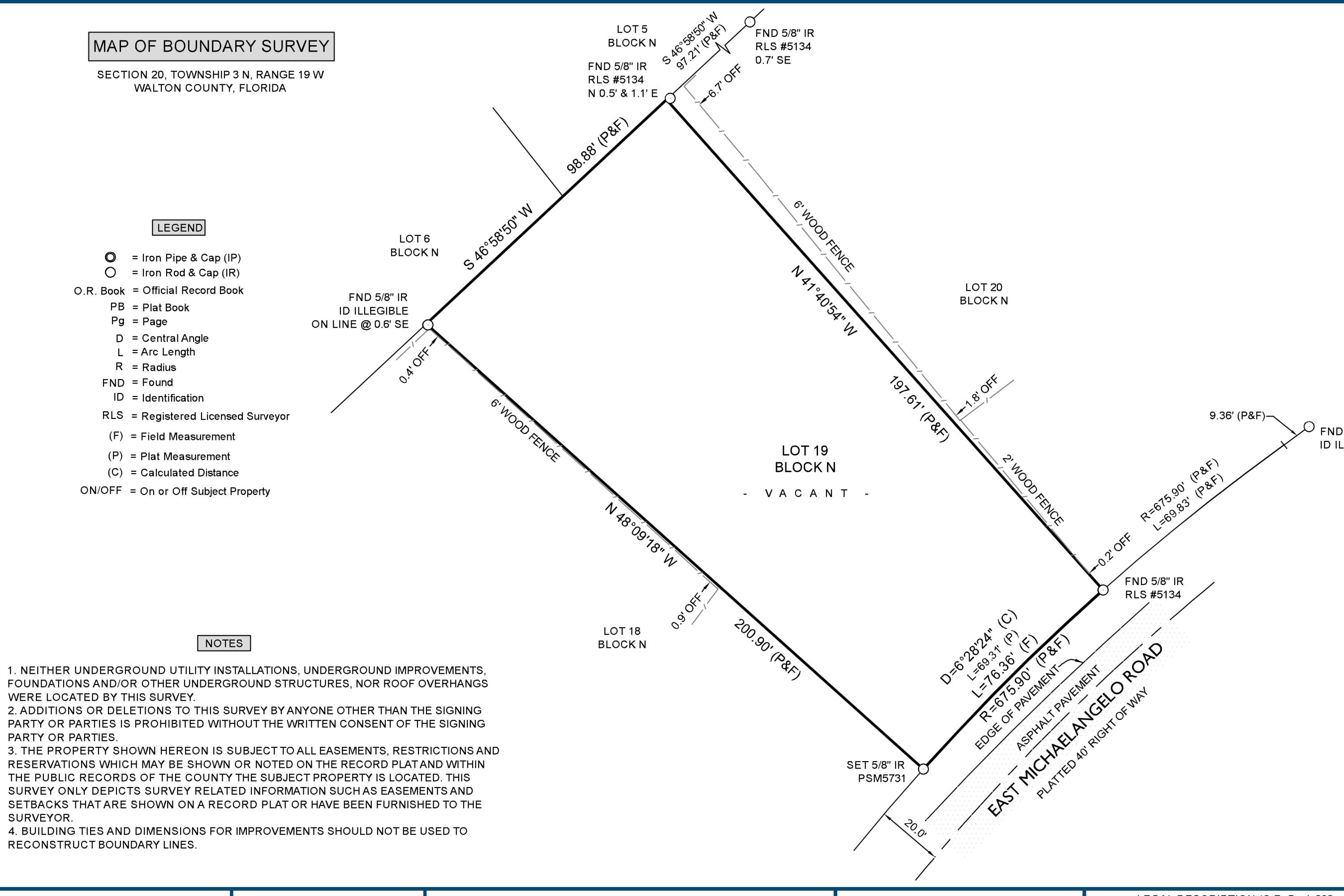 Lot 19 East Michaelangelo Road DeFuniak Springs, FL 32433 - Photo 6 of 6 Survey