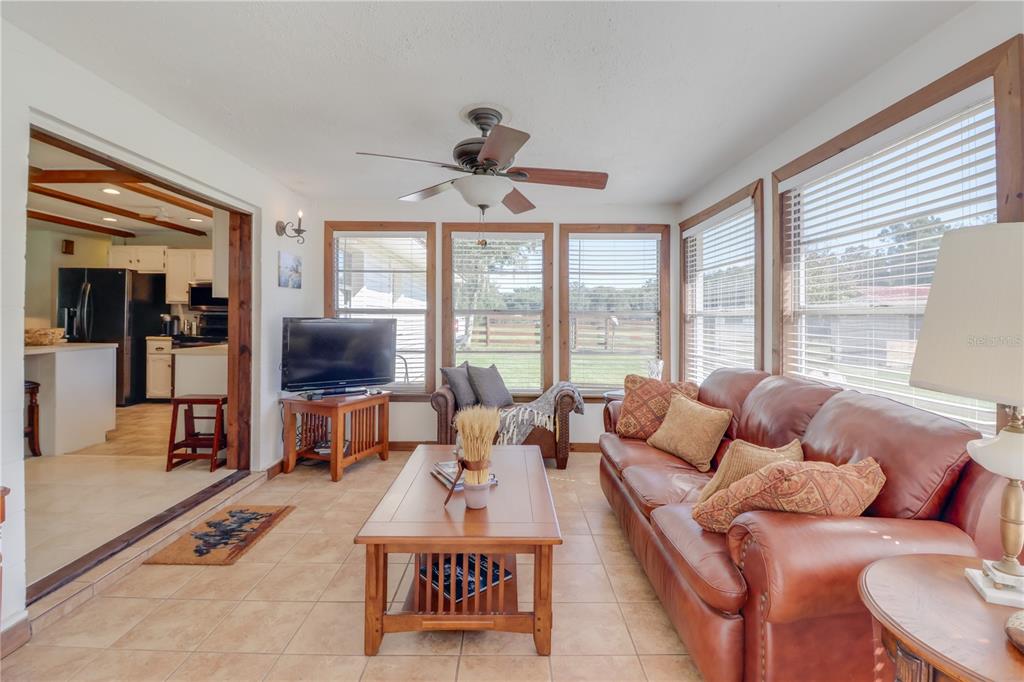 1480 Northeast 97th St Road Anthony, FL 32617 - Photo 8 of 35 a living room with furniture and a large window