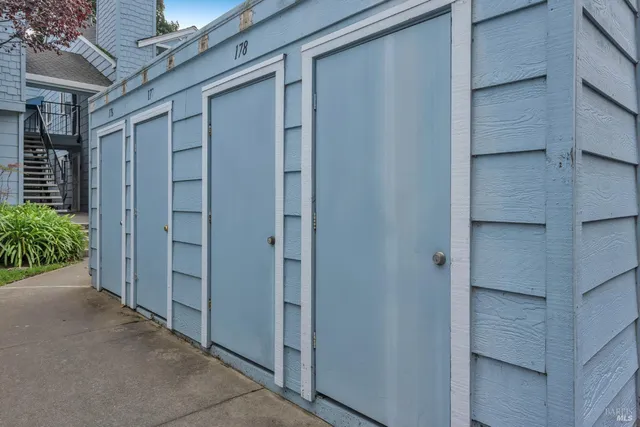 a view of front door