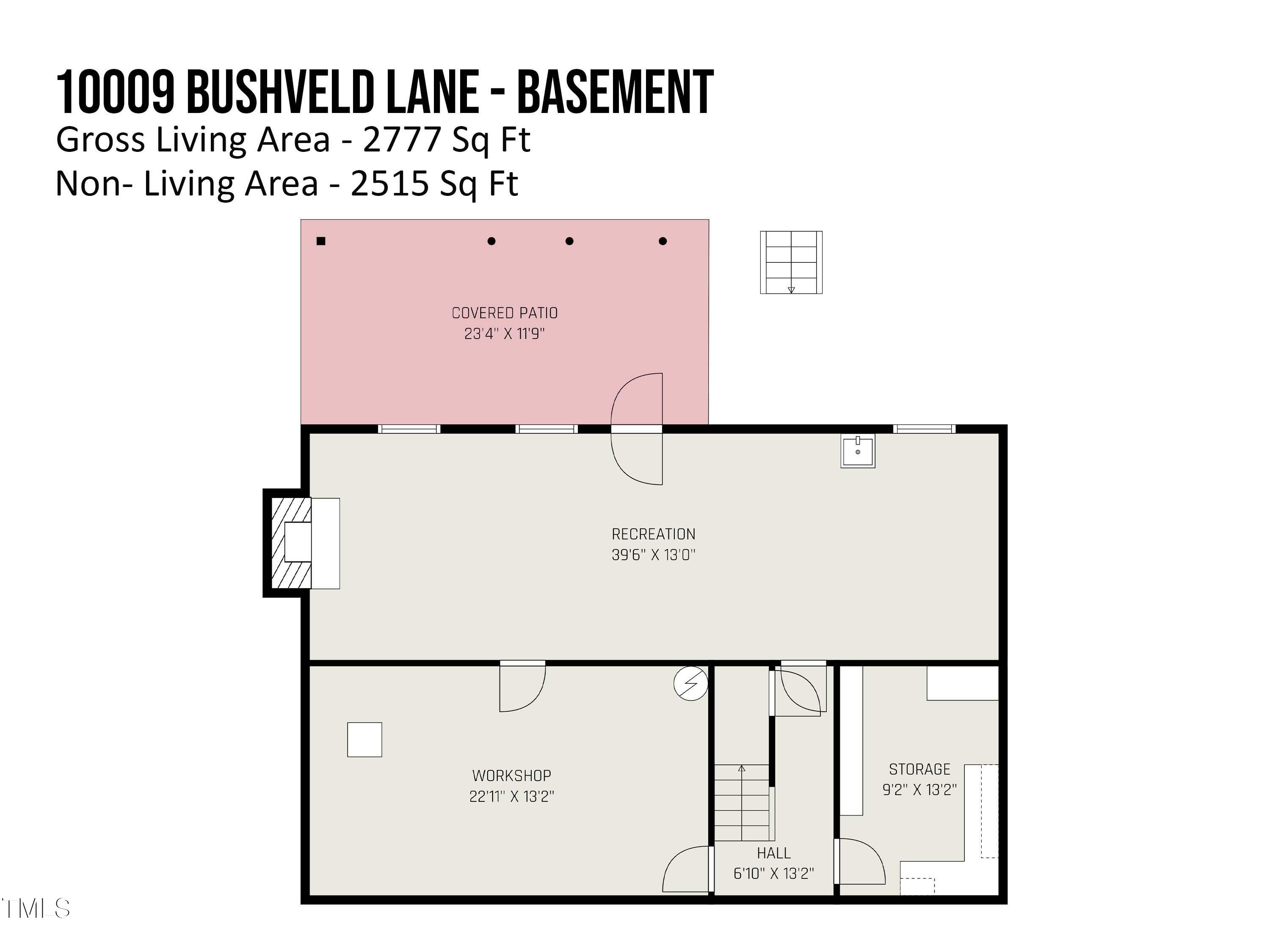 10009 Bushveld Lane Raleigh, NC 27613 - Photo 47 of 53 Basement