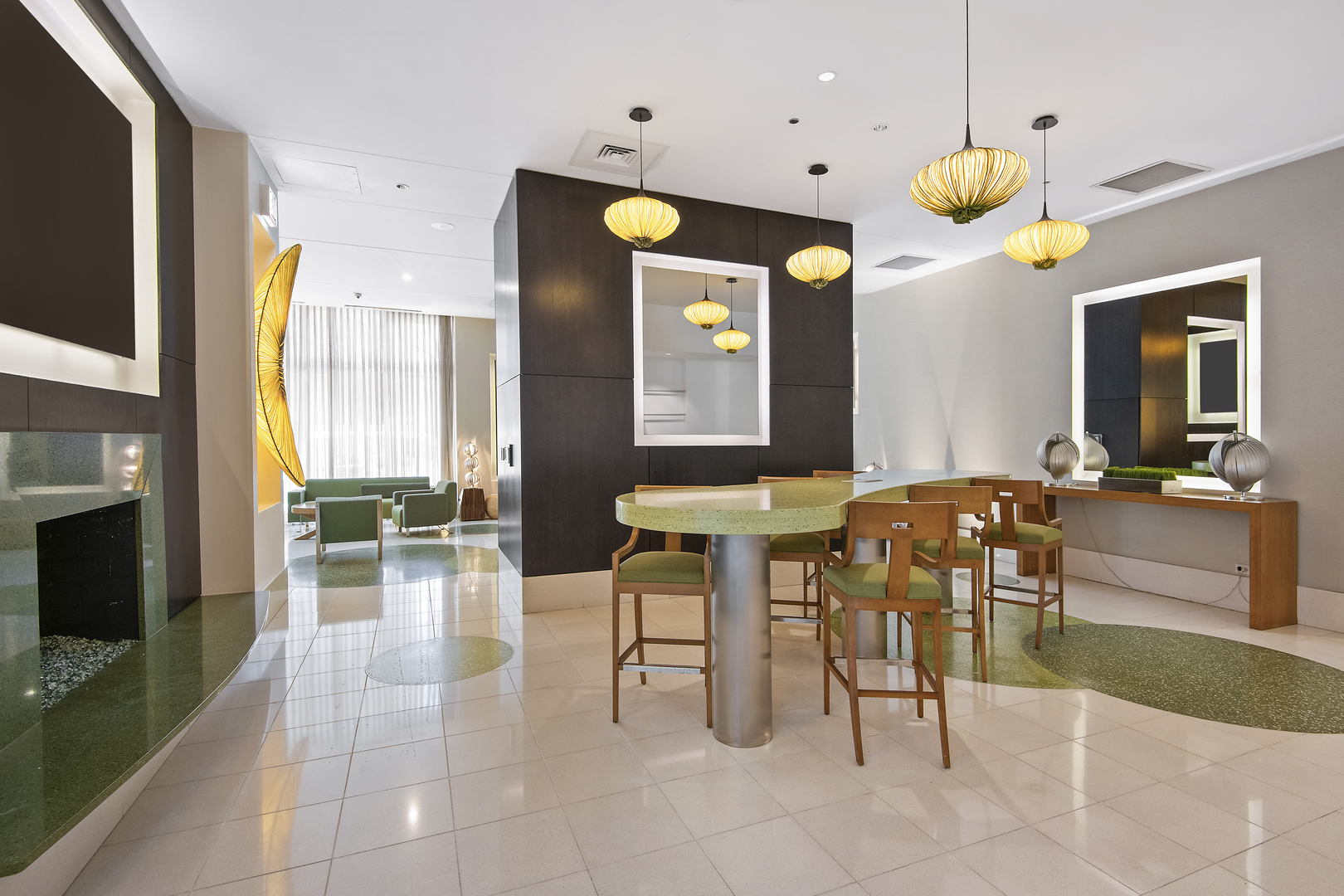 123 South Green Street, Unit 903B Chicago, IL 60607 - Photo 18 of 22 a view of a dining room with furniture