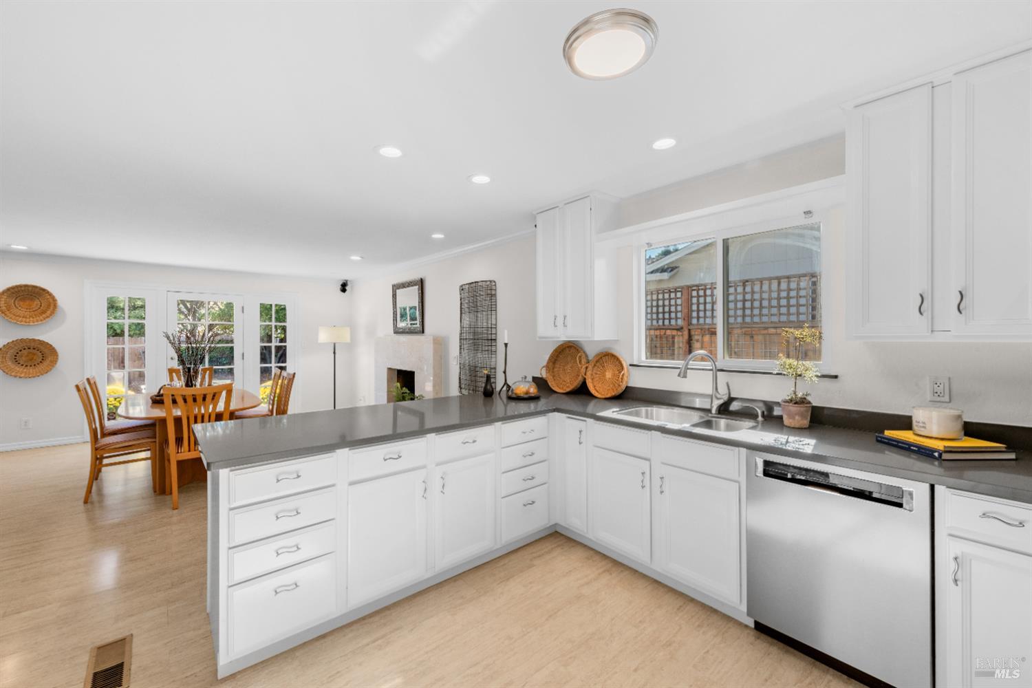 3996 Young Avenue Napa, CA 94558 - Photo 12 of 48 a kitchen with sink and view living room