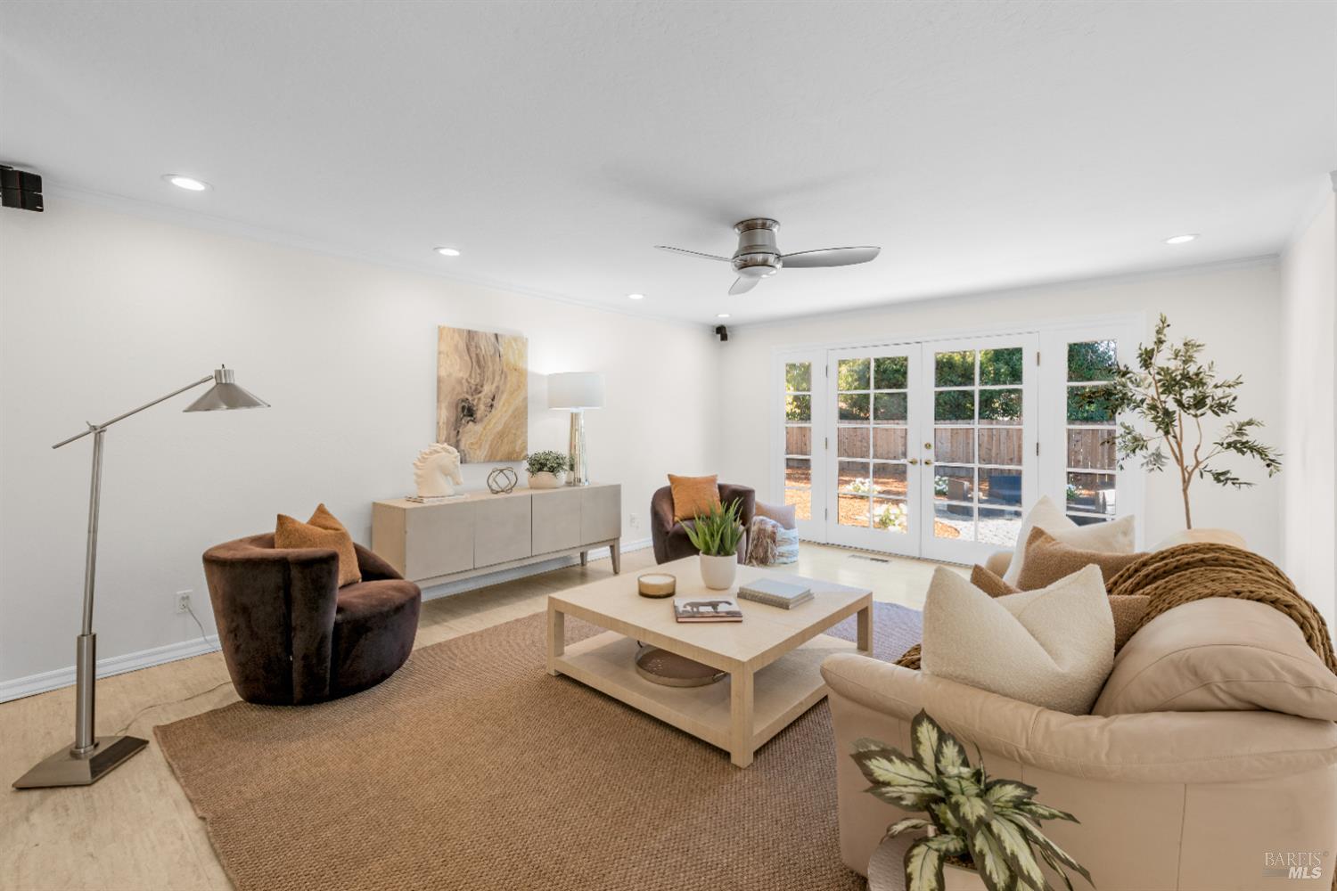 3996 Young Avenue Napa, CA 94558 - Photo 10 of 48 a living room with furniture ceiling fan and a rug