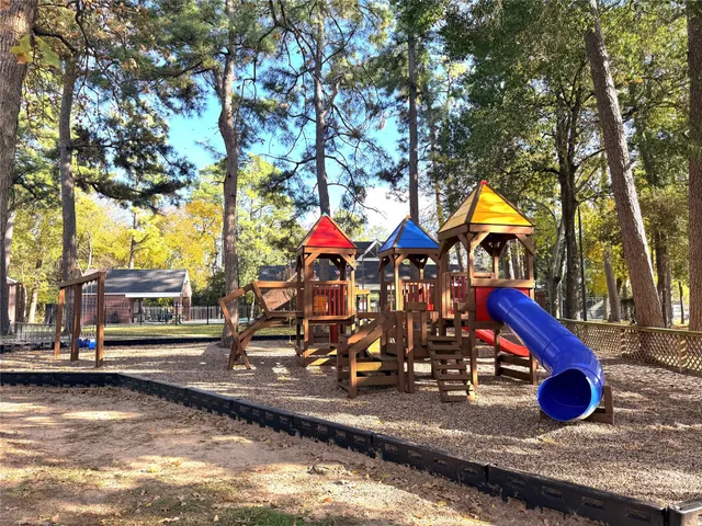 a room with stairs and windows