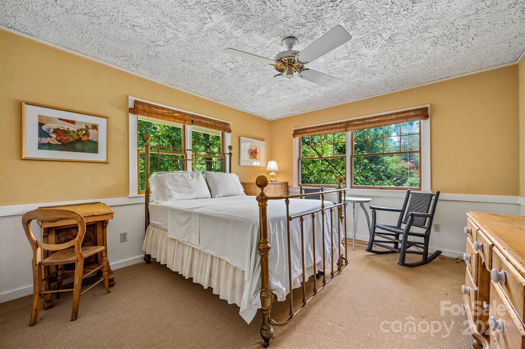 102 Dug Hill Road Landrum, SC 29356 - Photo 13 of 30 a bed room with furniture and windows
