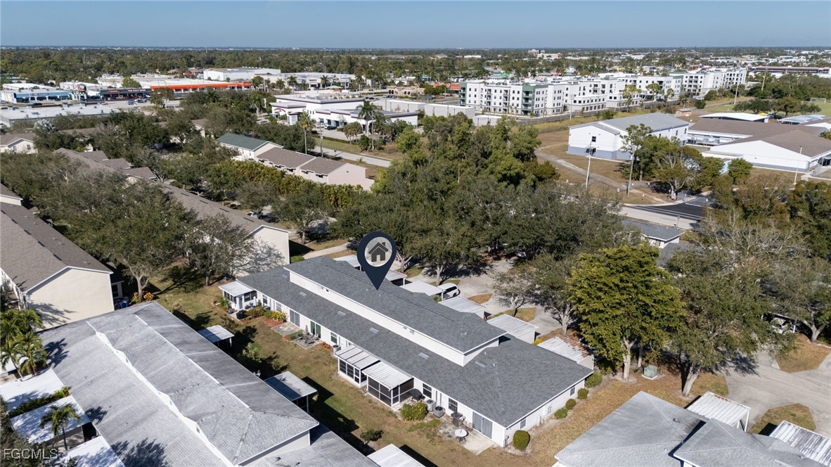 5304 Glenlivet Road Fort Myers, FL 33907 - Photo 19 of 19 an aerial view of a residential building and lake view