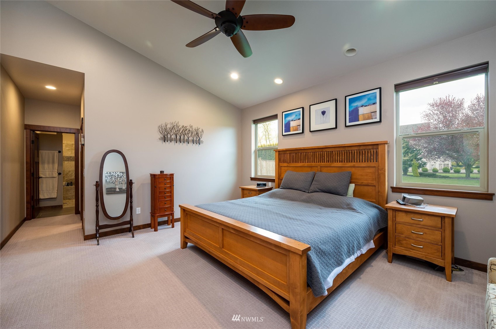 1060 Carpenter Road Bellingham, WA 98226 - Photo 13 of 37 a bedroom with a bed and a large window
