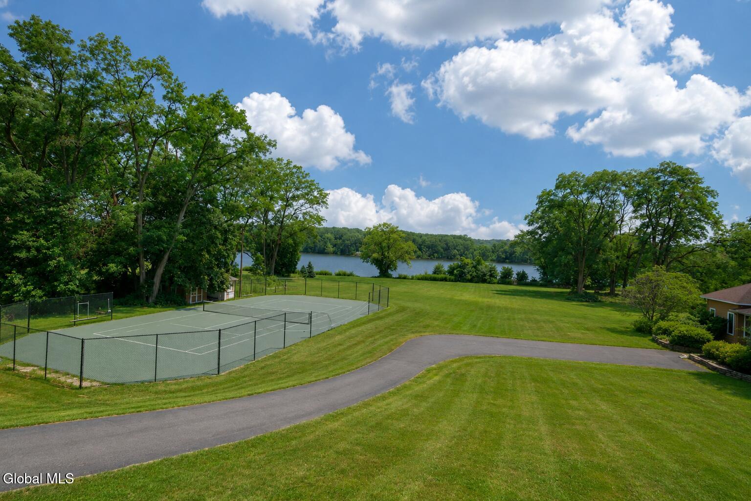 248 Van Wies Point Road Bethlehem, NY 12077 - Photo 31 of 34 tennis court and guest house