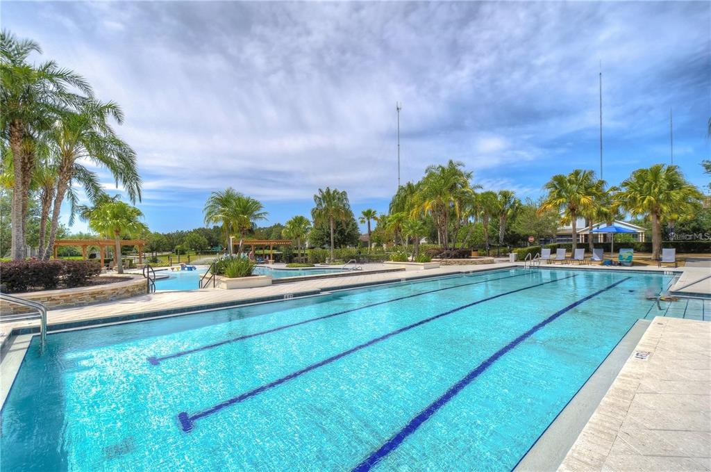 5703 Colony Glen Road Lithia, FL 33547 - Photo 53 of 53 a view of swimming pool with outdoor seating and plants