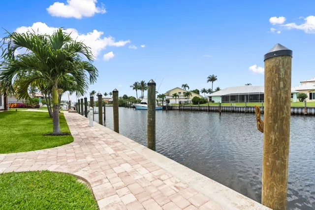 a view of a terrace with a garden
