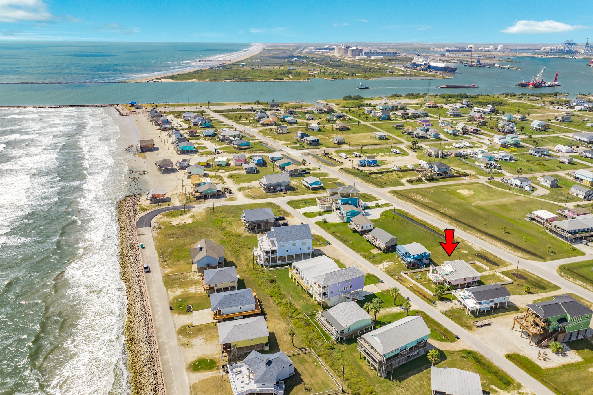 view of city and ocean