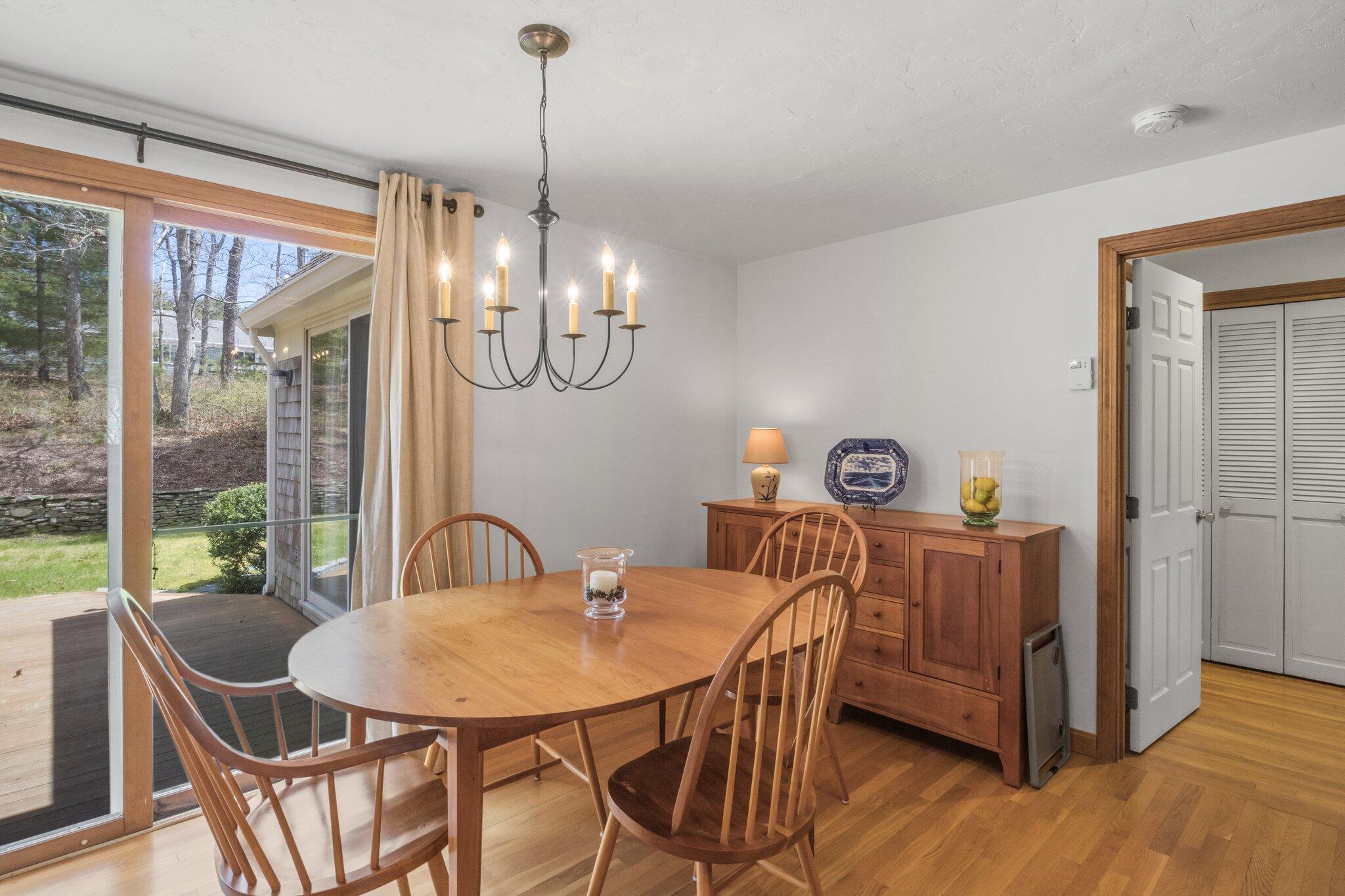 1363 Old Post Road Marstons Mills, MA 02648 - Photo 14 of 41 a view of a dining room with furniture window and outside view