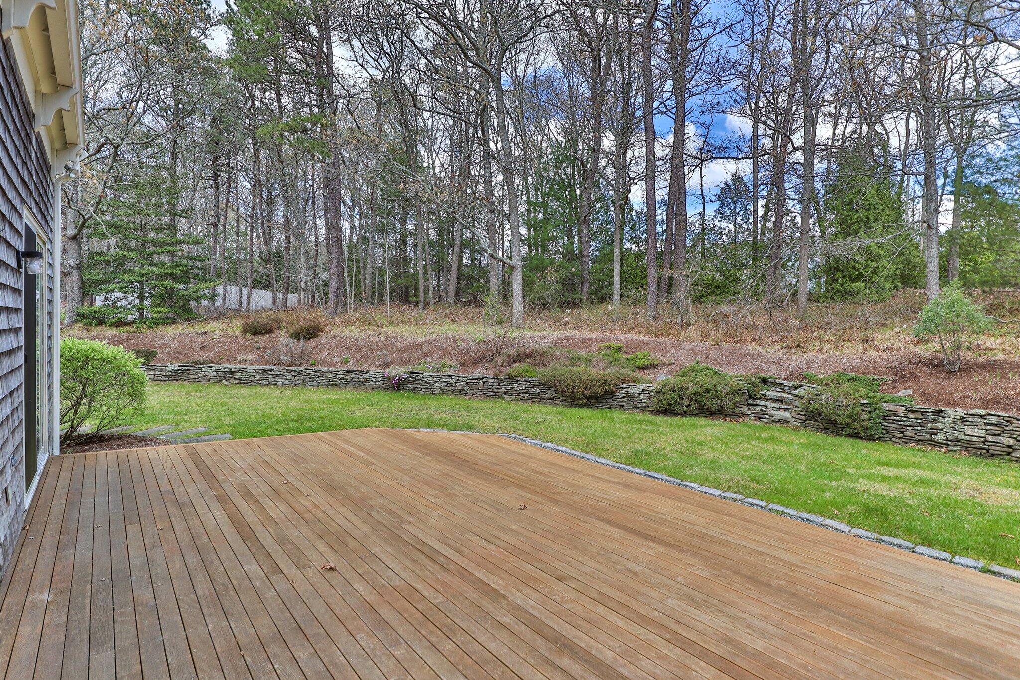 1363 Old Post Road Marstons Mills, MA 02648 - Photo 38 of 41 a view of outdoor space with deck and yard