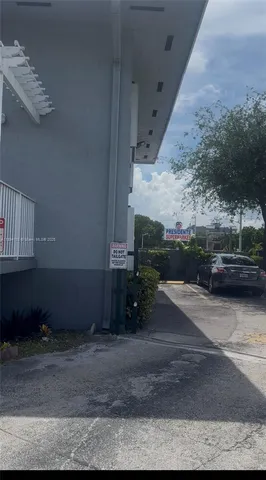 a view of a car garage
