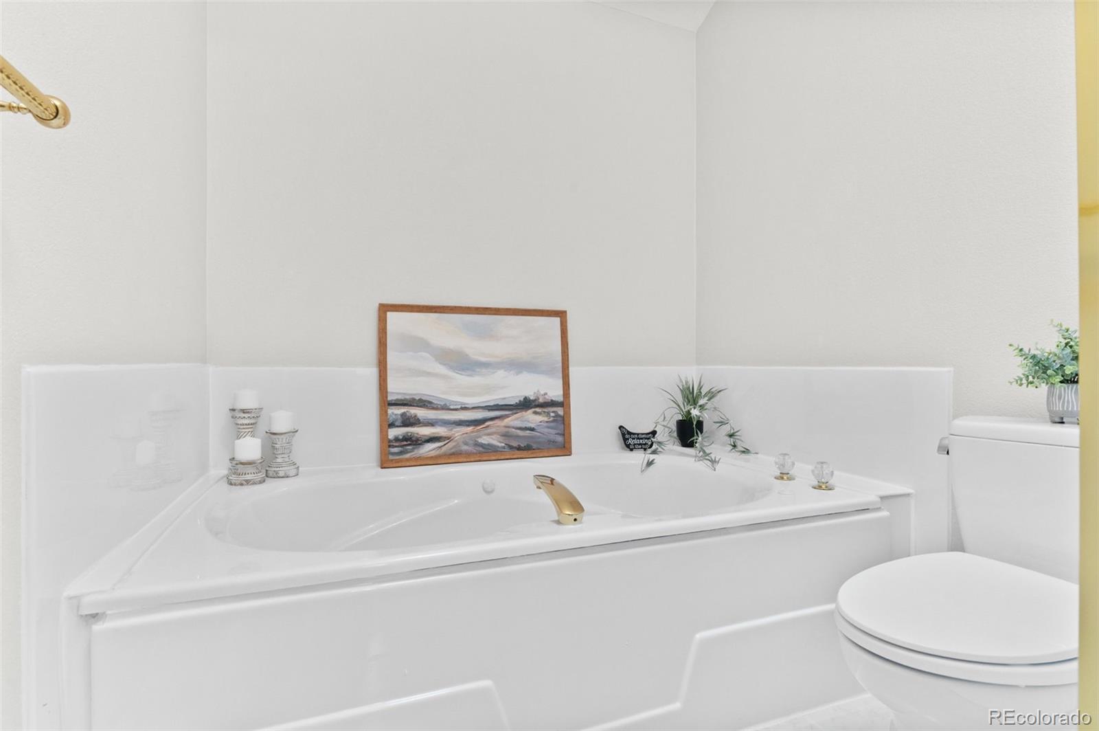 8385 Sweet Water Road Lone Tree, CO 80124 - Photo 26 of 50 a bathroom with a sink a toilet and tub
