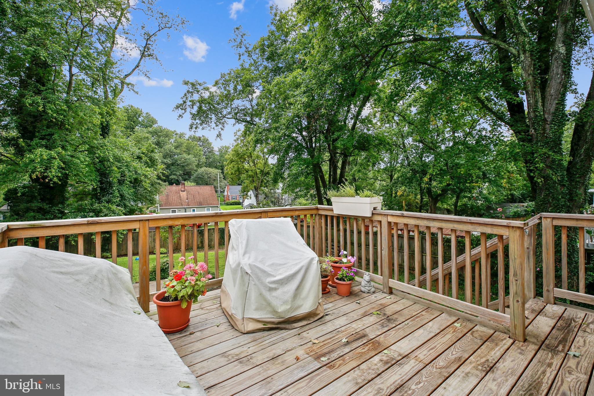 1008 Robin Road Silver Spring, MD 20901 - Photo 29 of 36 Expansive, sunny deck with gorgeous view