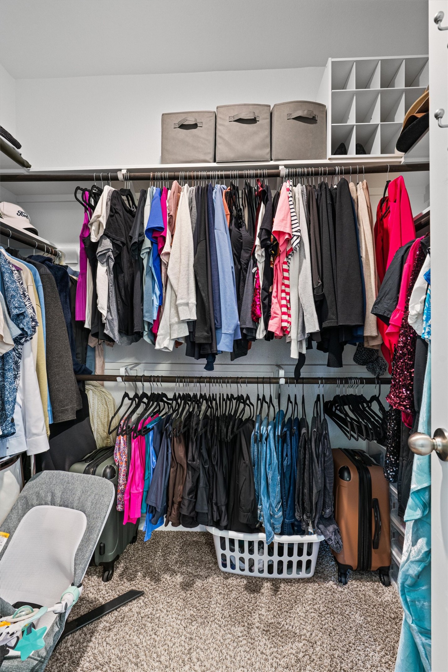 137 Red Sun Drive Kyle, TX 78640 - Photo 16 of 38 a view of walk in closet with clothes