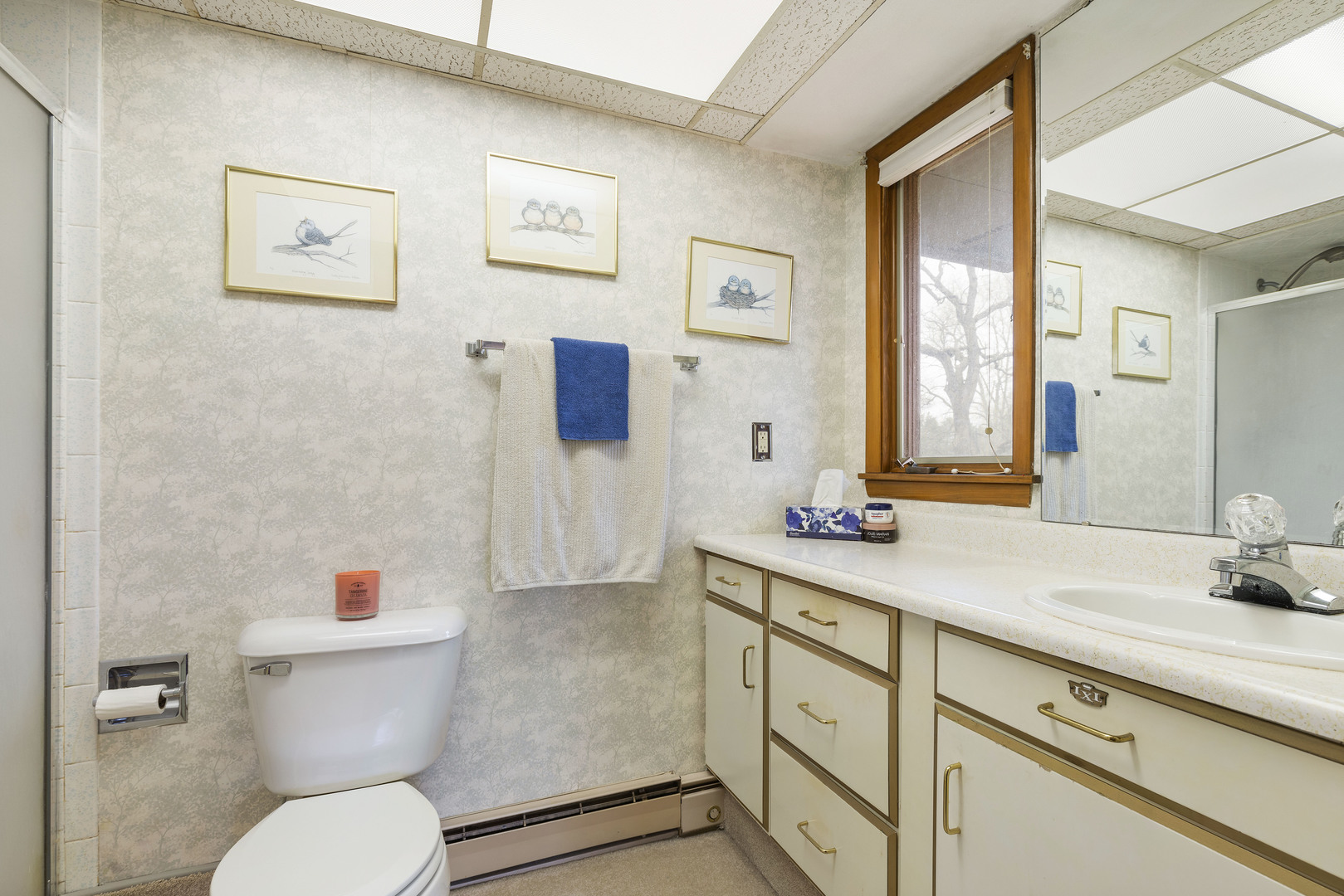 5812 Rotary Road Cherry Valley, IL 61016 - Photo 16 of 28 a bathroom with a toilet sink and mirror