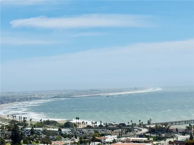 a view of city and ocean
