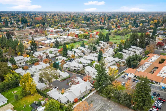 swimming pool view with sitting space