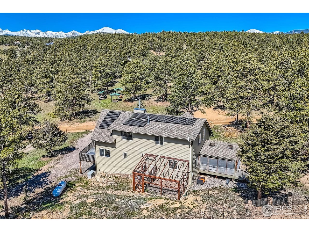 613 Ranch Road Ward, CO 80481 - Photo 22 of 37 Looking west - great view of the fully enclosed pet run!