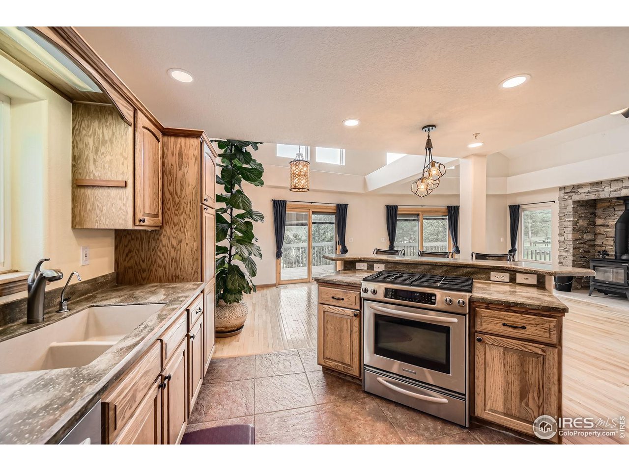 613 Ranch Road Ward, CO 80481 - Photo 7 of 37 Spacious kitchen is positioned perfectly for gatherings of friends and family