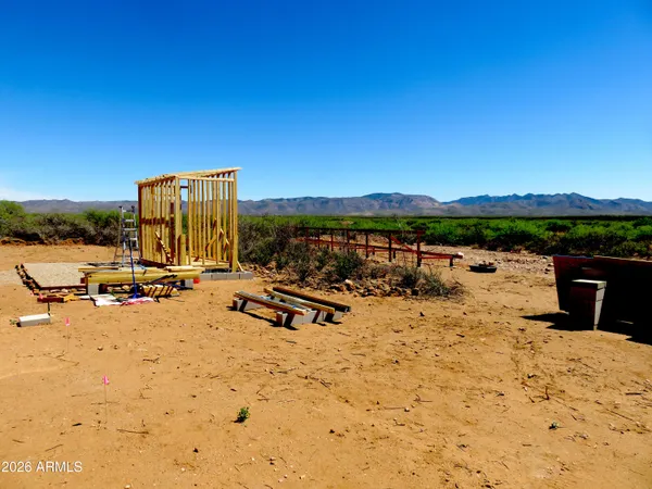 a view of a lake with a mountain view