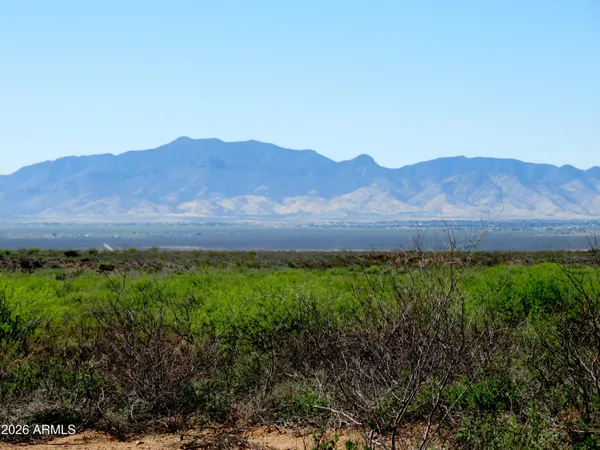 a view of an outdoor space and mountain view
