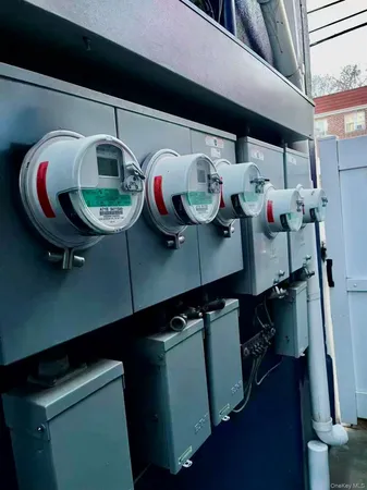 a close view of light fixtures