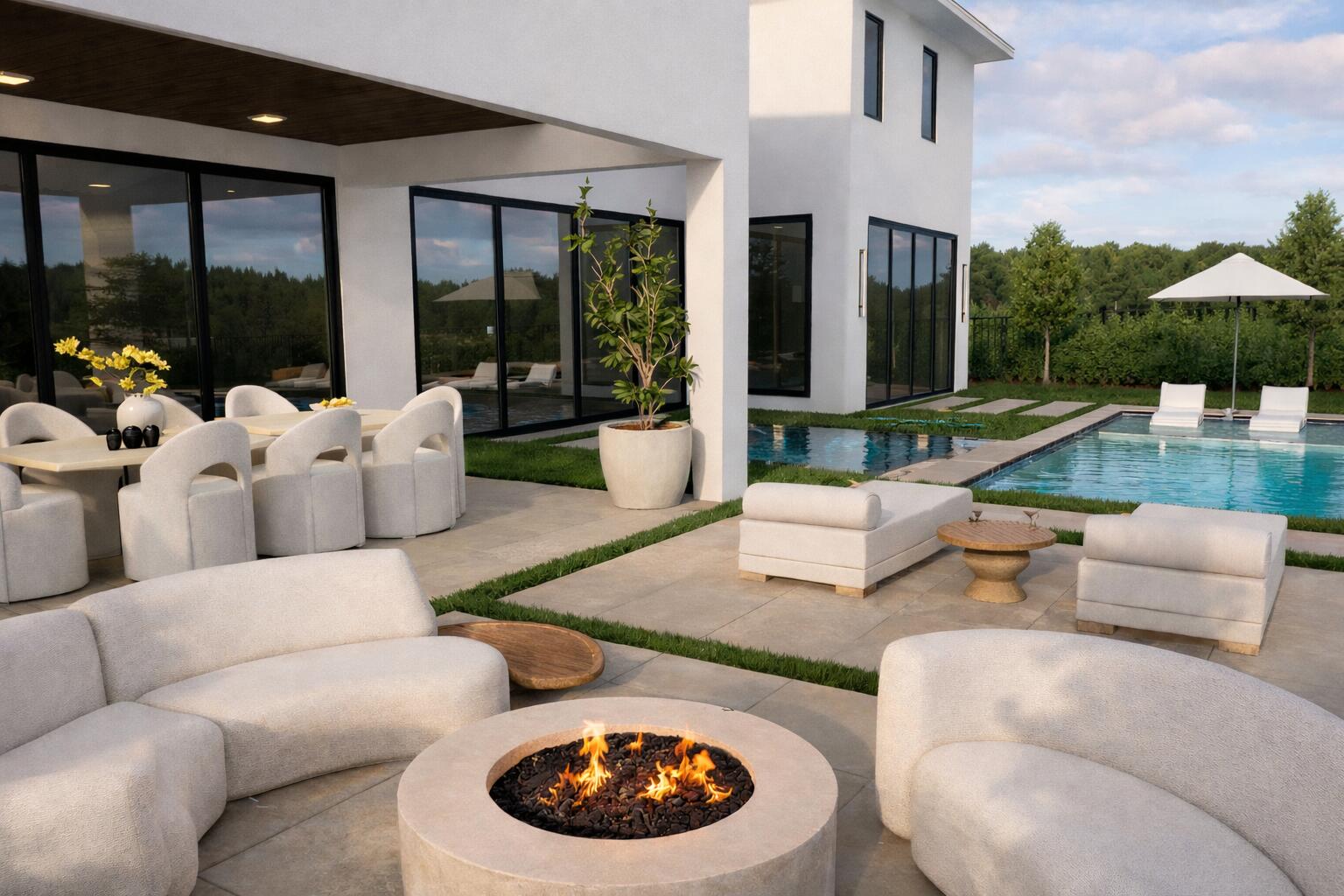 3205 Harrington Drive Boca Raton, FL 33496 - Photo 5 of 27 Backyard Rendering