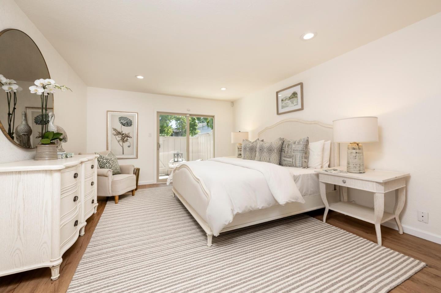 38 Weepingridge Court San Mateo, CA 94402 - Photo 10 of 25 a bedroom with a white bed and white walls