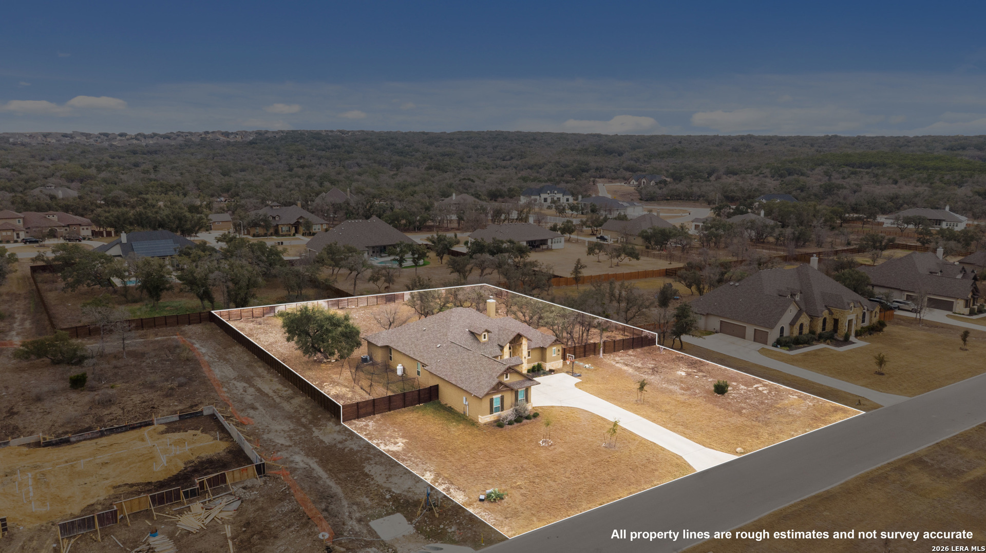 527 James Way Castroville, TX 78009 - Photo 28 of 32 an aerial view of a house