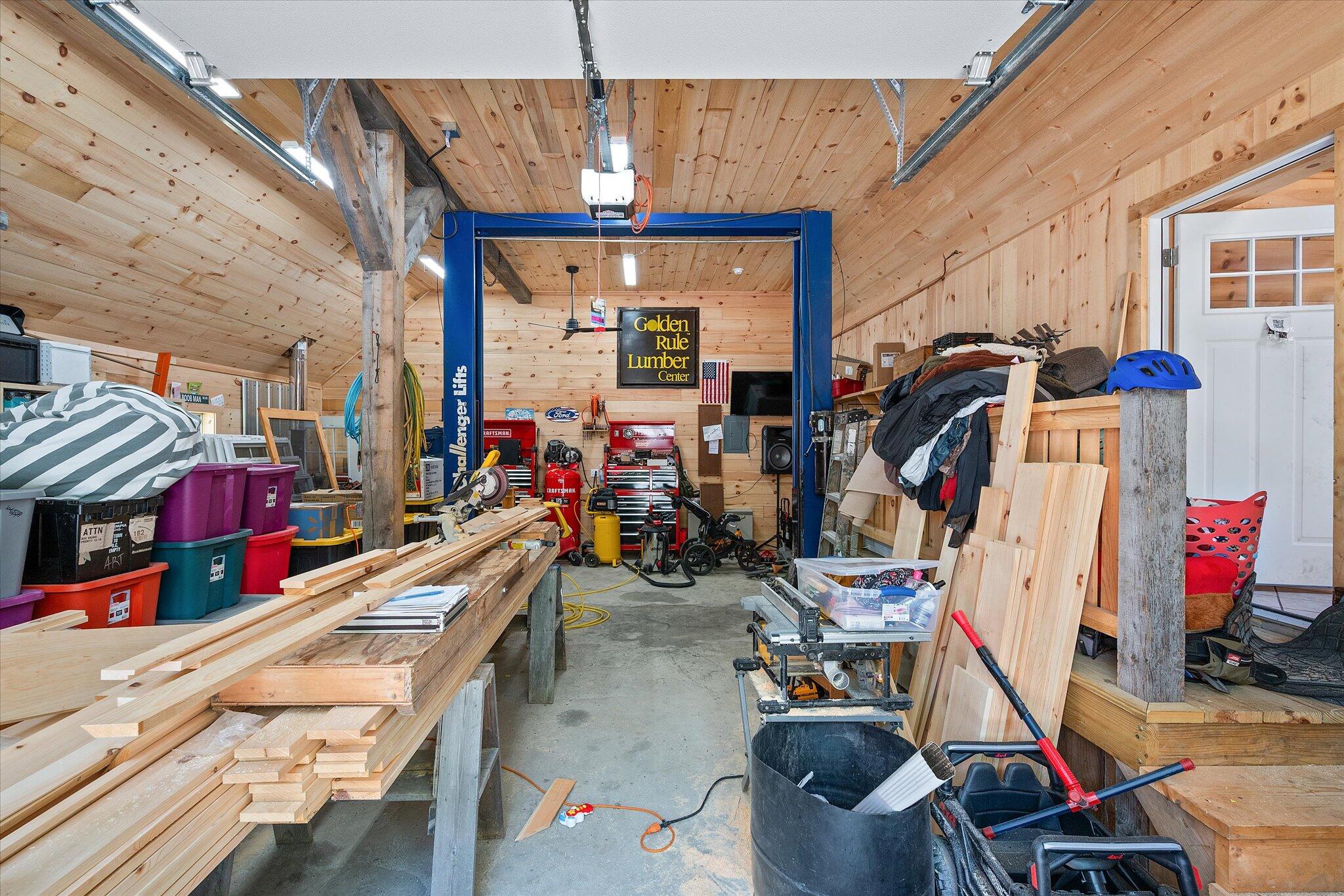 2 Susans Way Milo, ME 04463 - Photo 37 of 54 37-Garage with lift
