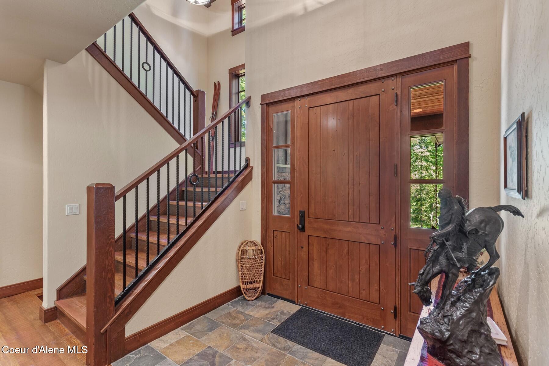 4456 East Eagles Mere Road Harrison, ID 83833 - Photo 29 of 64 Stairs beside Foyer