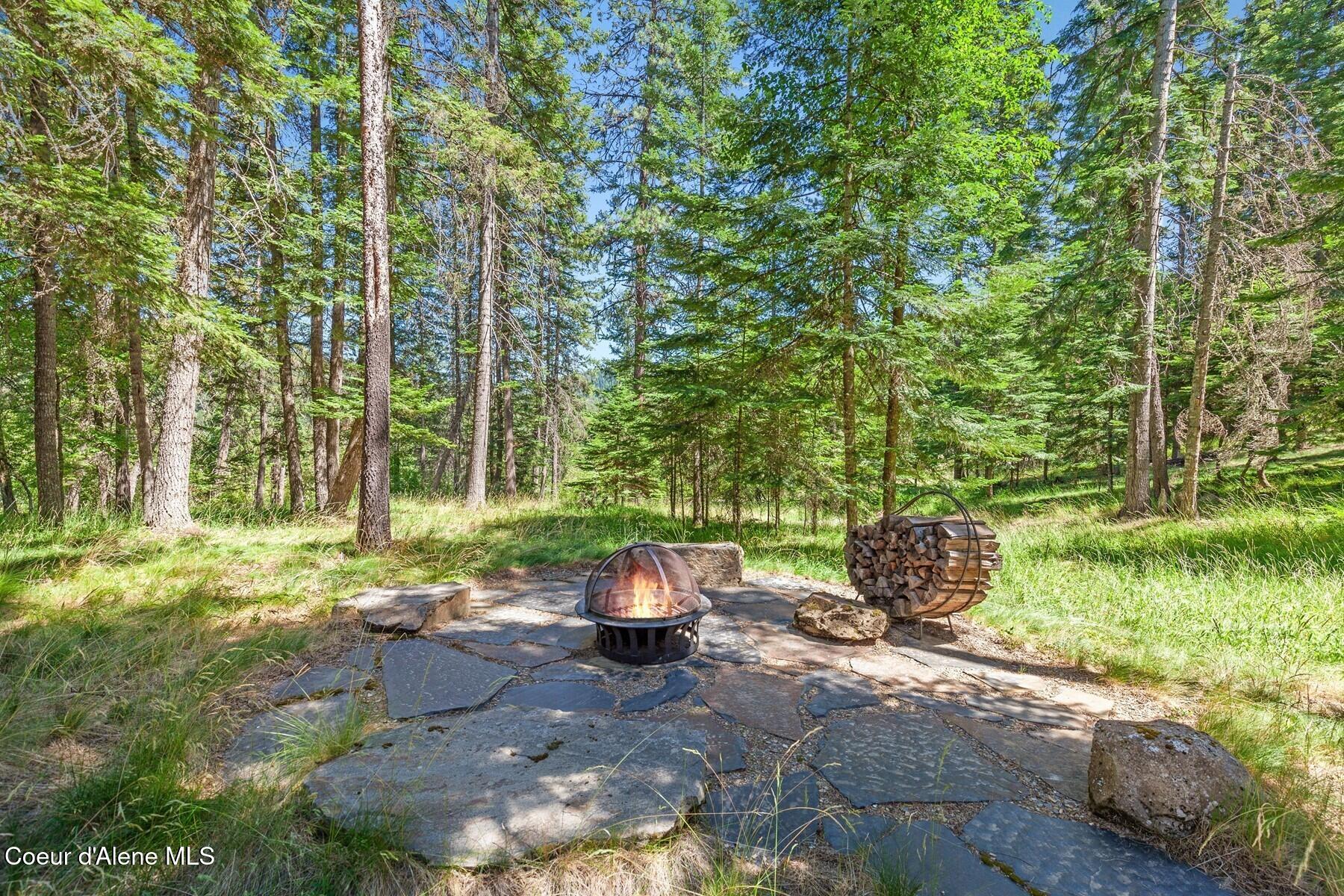 4456 East Eagles Mere Road Harrison, ID 83833 - Photo 41 of 64 Fire Pit perfect for gathering