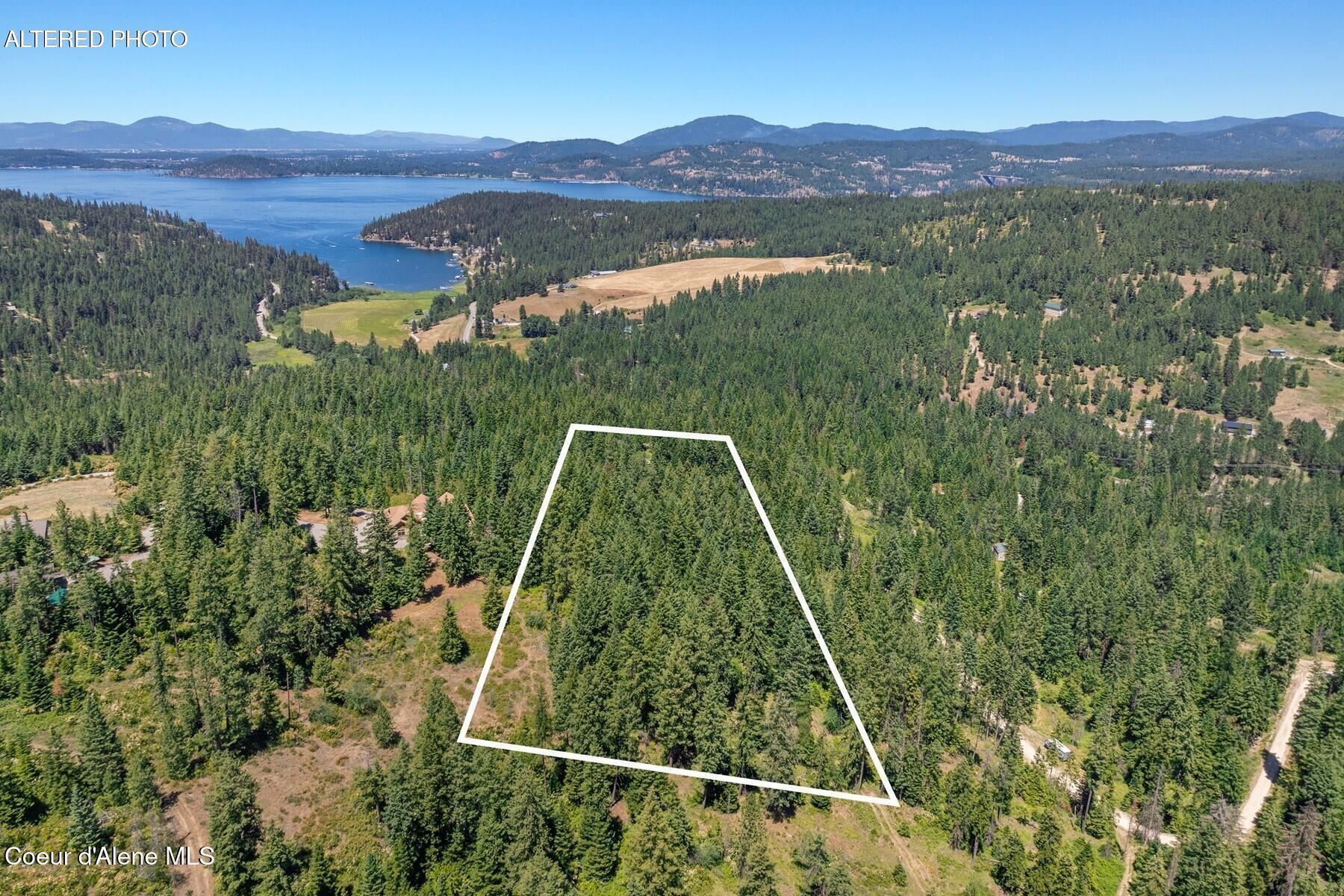 4456 East Eagles Mere Road Harrison, ID 83833 - Photo 59 of 64 Altered Photo - Approx Lot Lines