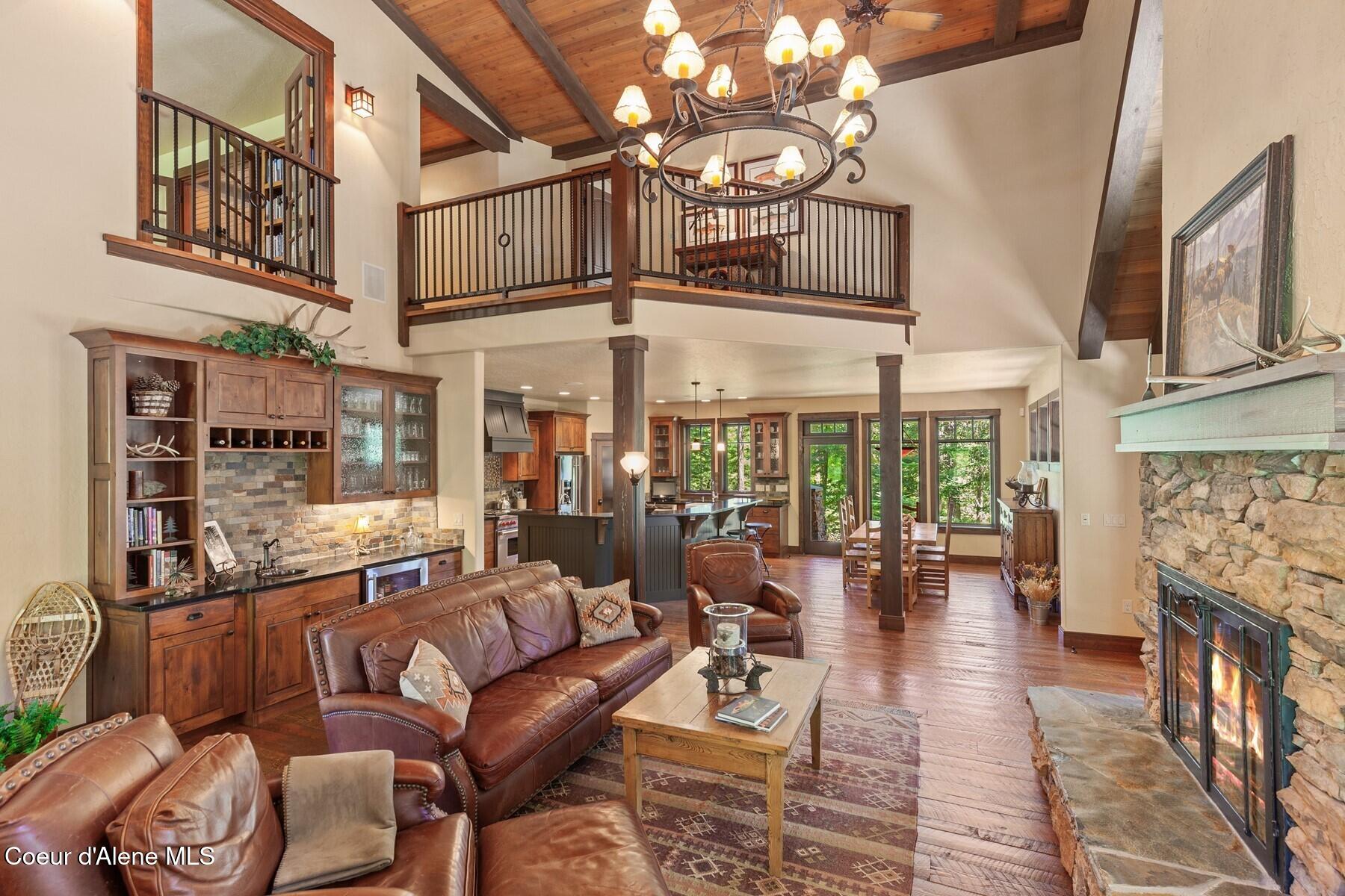 4456 East Eagles Mere Road Harrison, ID 83833 - Photo 7 of 64 Cedar ceilings, beams, and posts