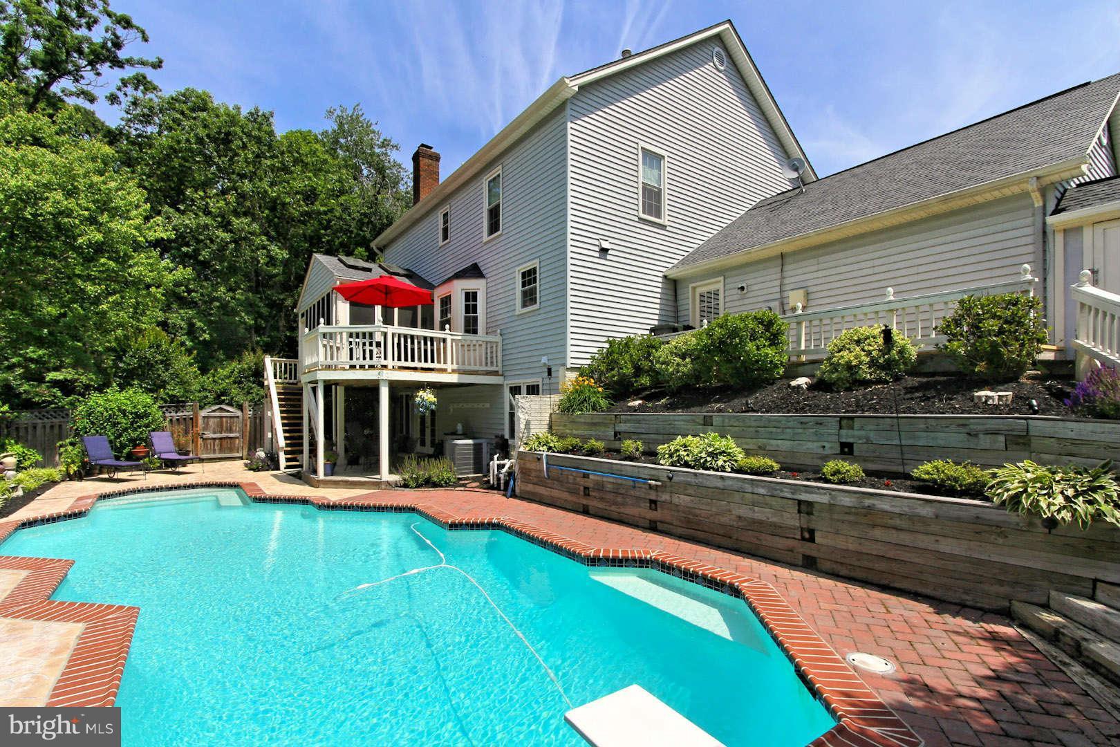 7620 Gralnick Place Springfield, VA 22153 - Photo 28 of 30 BEAUTIFULLY LANDSCAPED BACK YARD