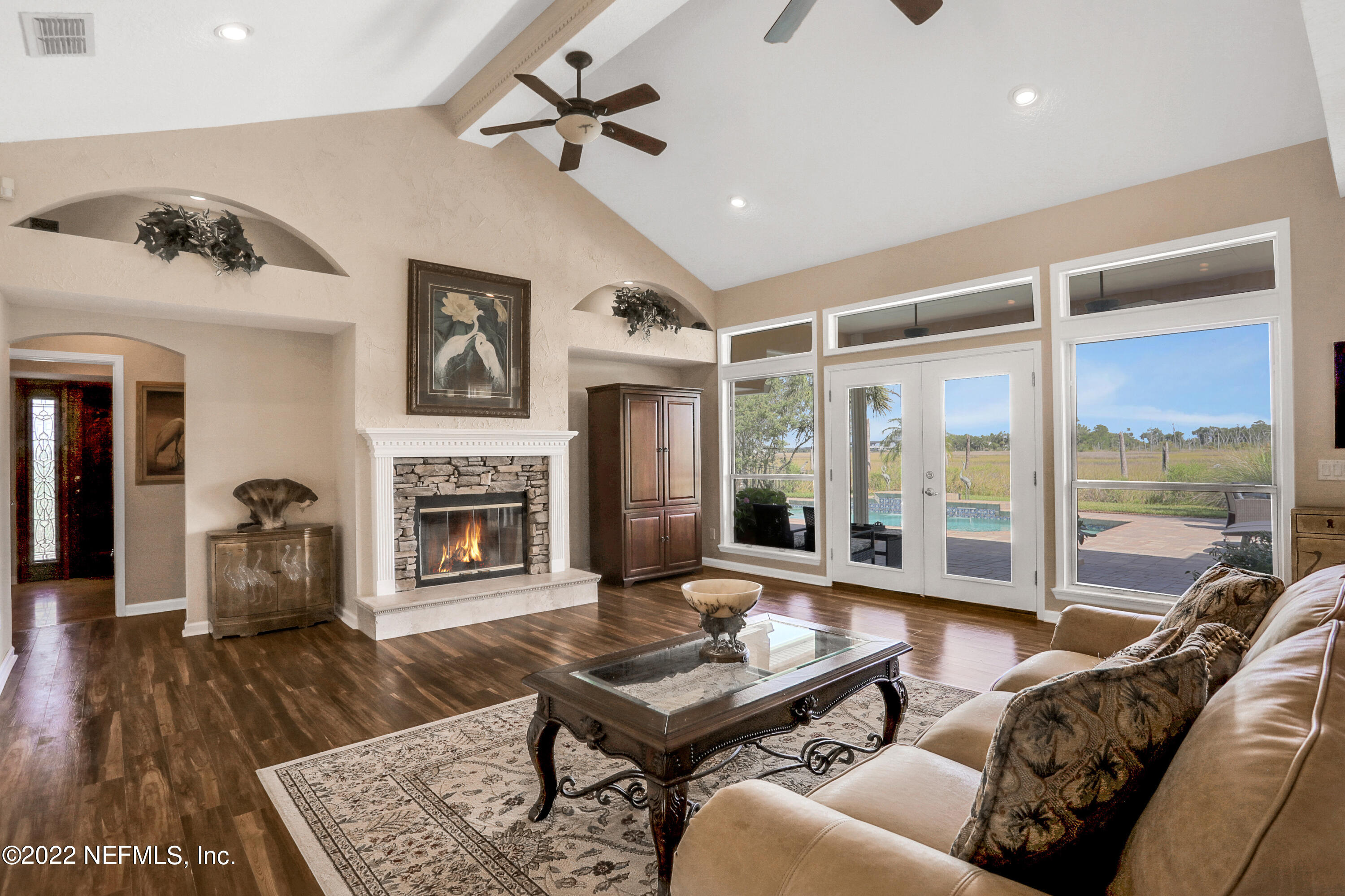 1773 Marshside Drive Jacksonville Beach, FL 32250 - Photo 31 of 66 Family Room Fireplace