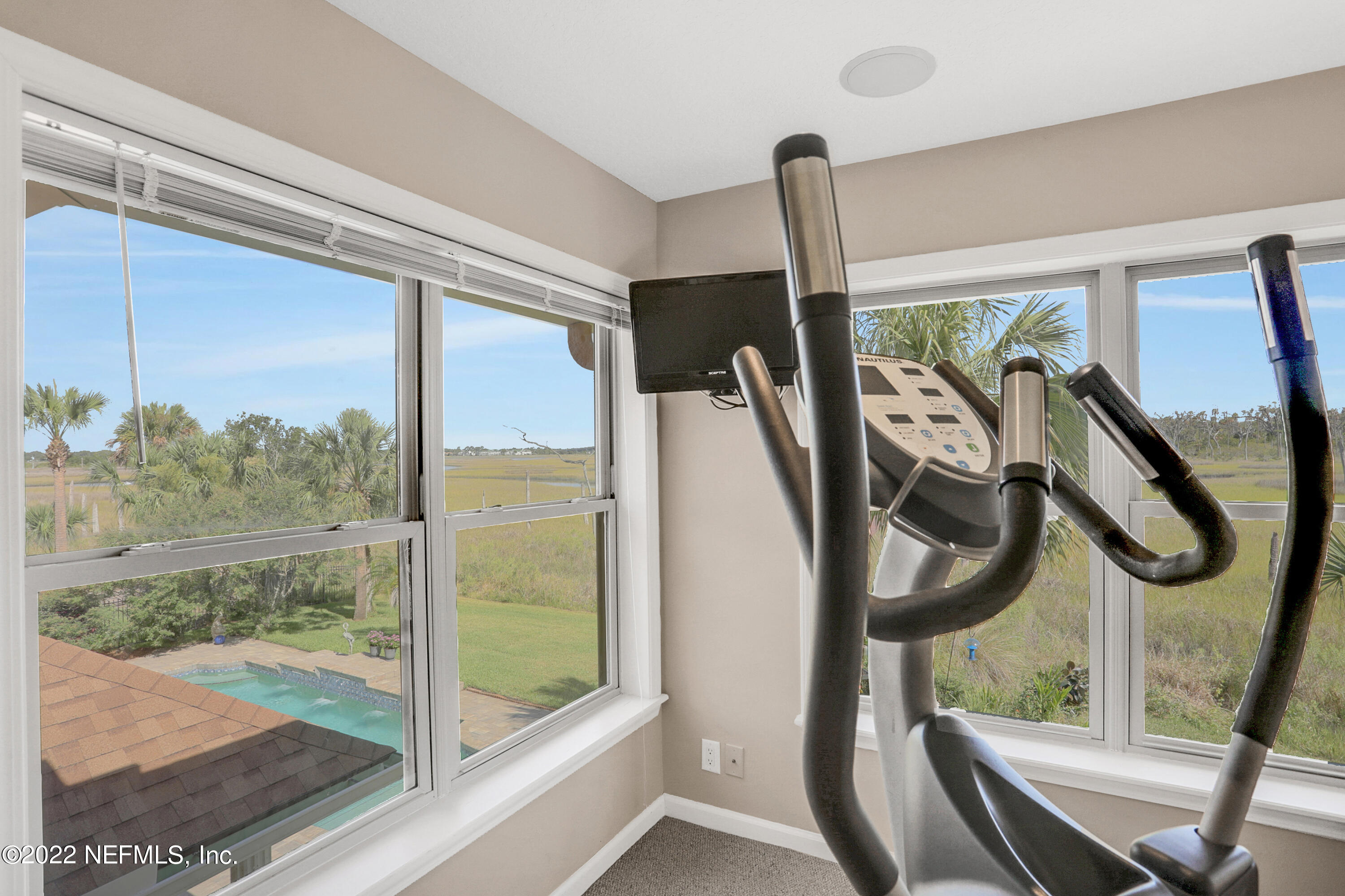 1773 Marshside Drive Jacksonville Beach, FL 32250 - Photo 60 of 66 Gym with a view