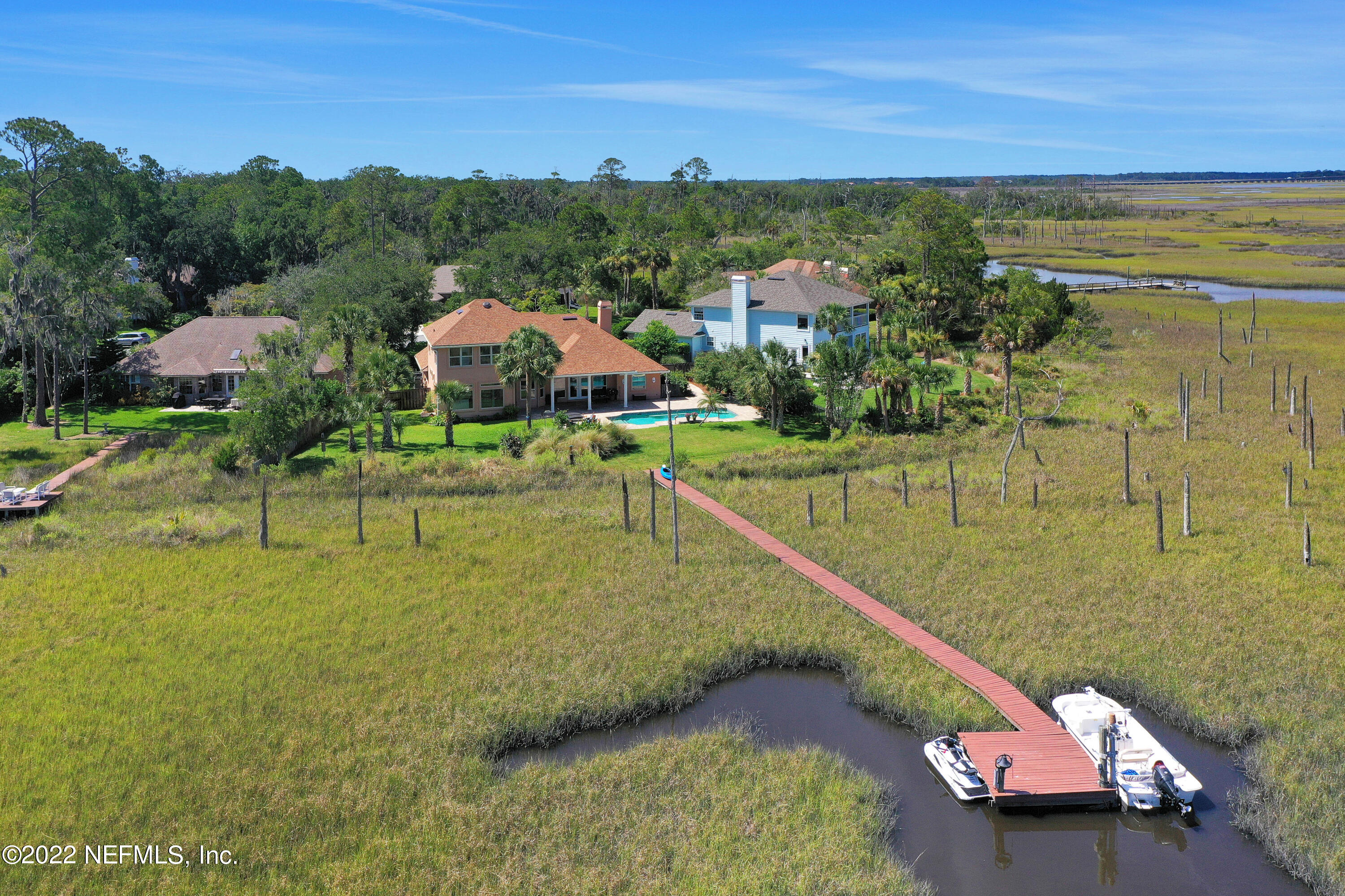 1773 Marshside Drive Jacksonville Beach, FL 32250 - Photo 9 of 66 Dock and water
