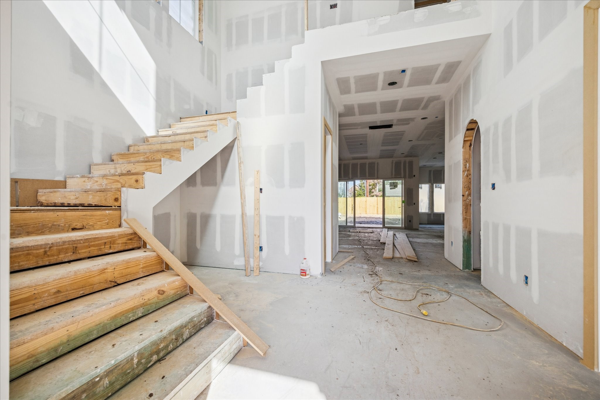 1714 Hewitt Drive Houston, TX 77018 - Photo 2 of 37 a view of entryway and hall with wooden floor