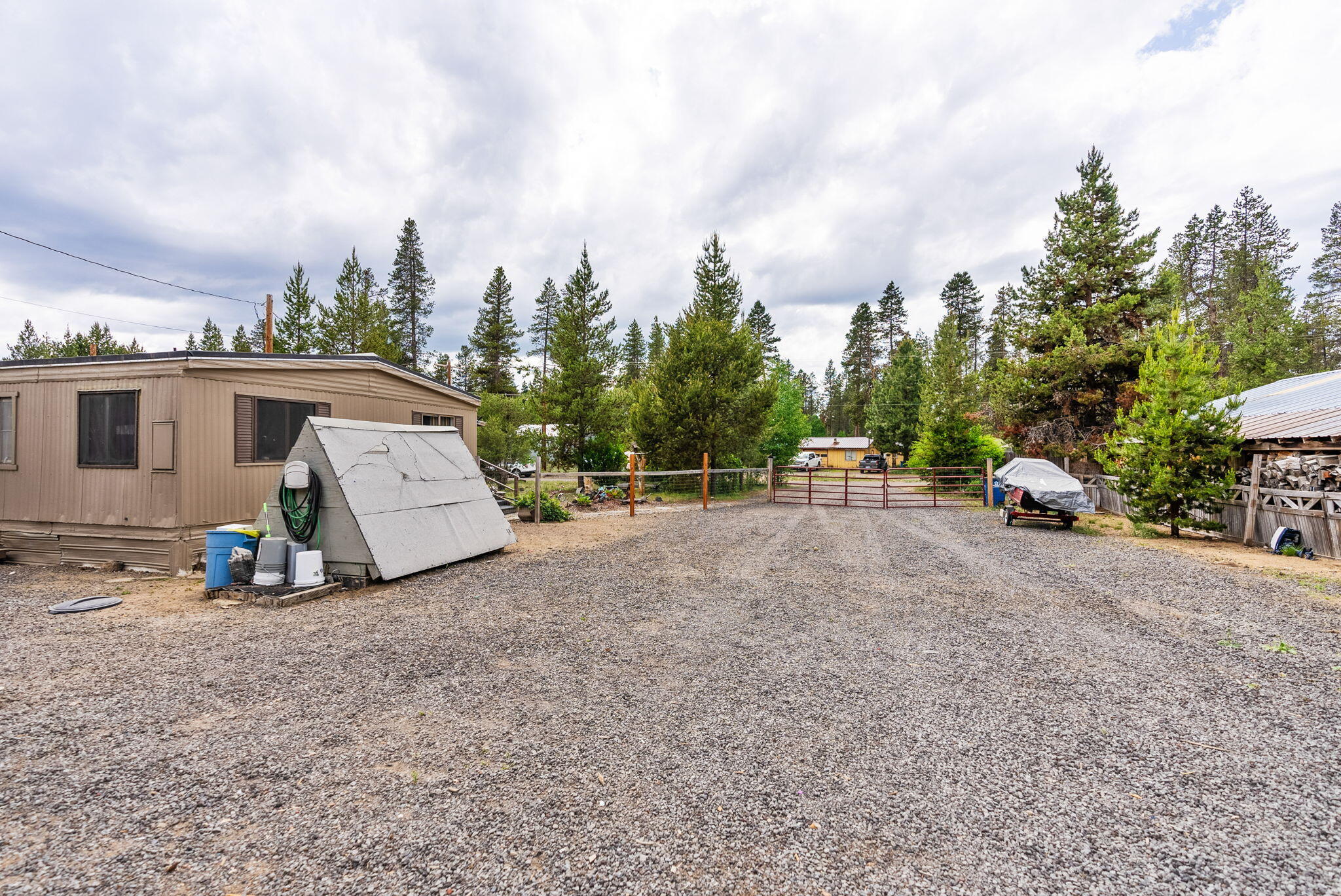 52250 Caribou Road La Pine, OR 97739 - Photo 49 of 50 Driveway behind Gated and Fenced entry