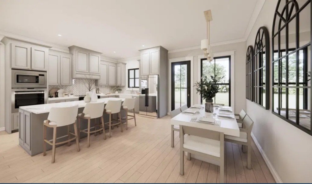 74 Shoulders Road Dixon Springs, TN 37057 - Photo 5 of 22 Proposed Kitchen & Dining Room, not all finishes guaranteed