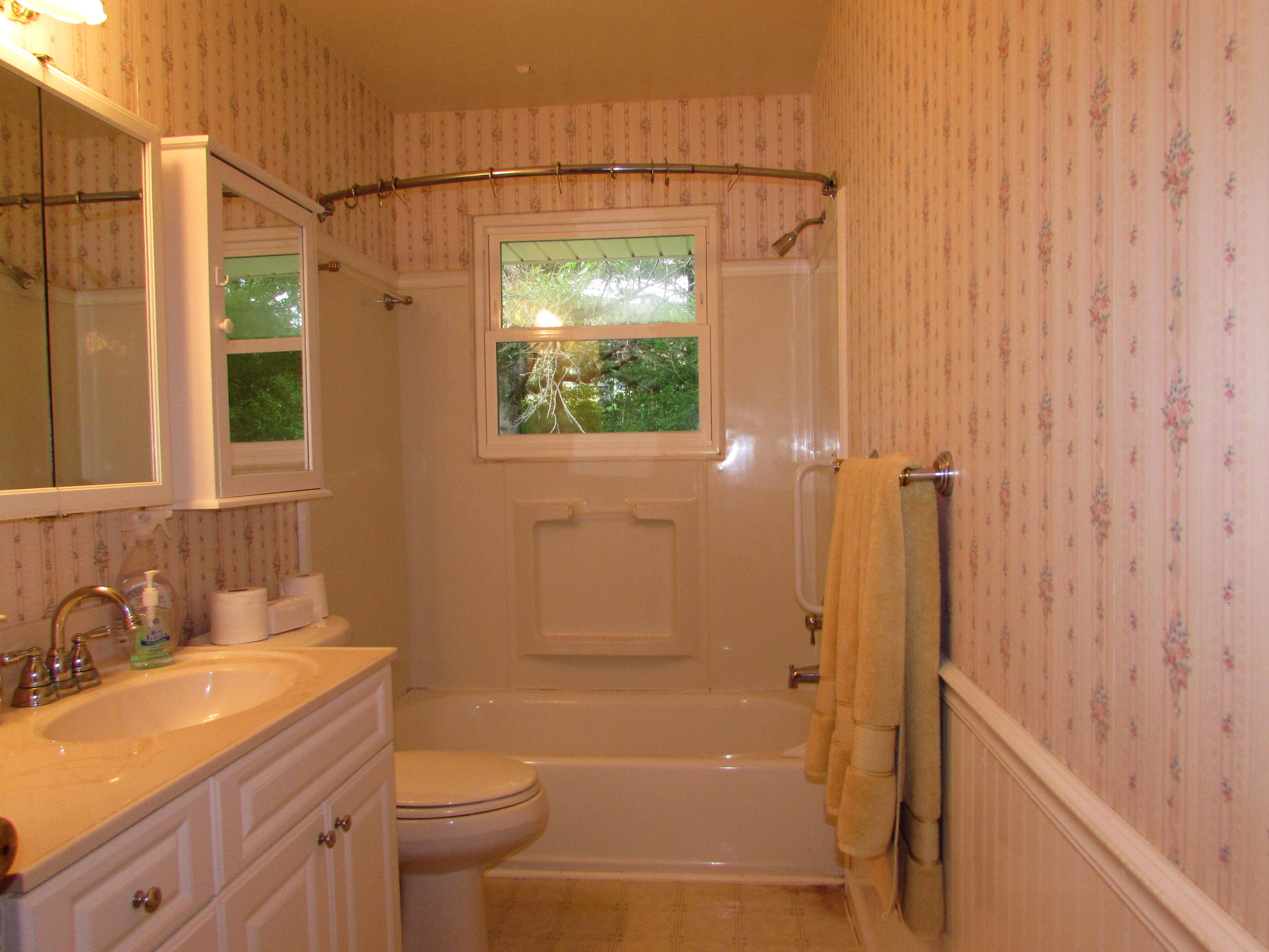 529 Olney Road Vinton, VA 24179 - Photo 12 of 13 a bathroom with a sink a toilet and shower